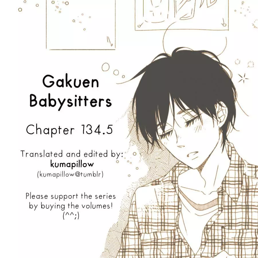 Gakuen Babysitters Chapter 134.5 page 9