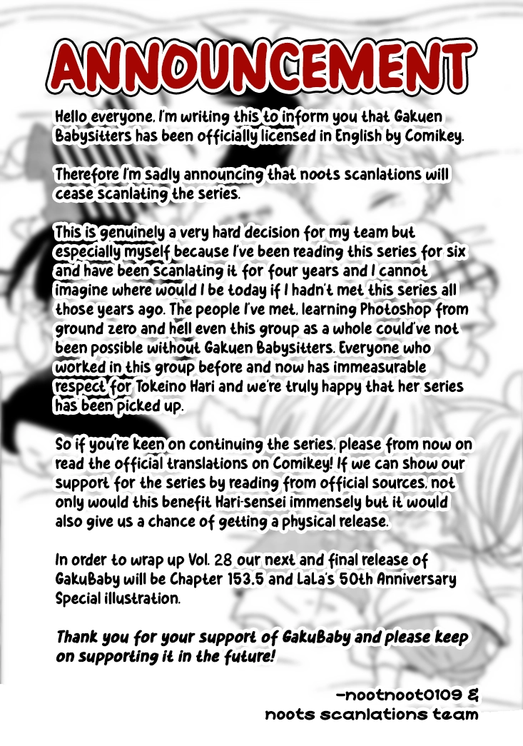 Gakuen Babysitters Chapter 153 page 26