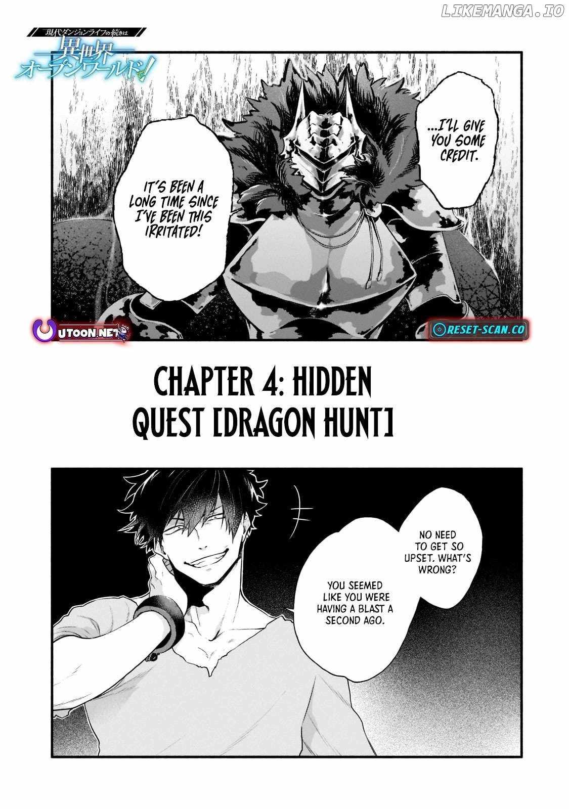 Gendai Dungeon Life no Tsuzuki wa Isekai Open World de! Chapter 4 page 1