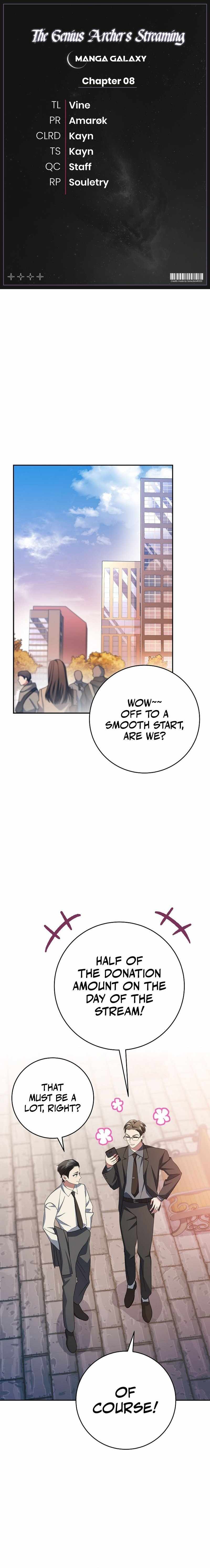 Genius Archer’s Streaming Chapter 8 page 1
