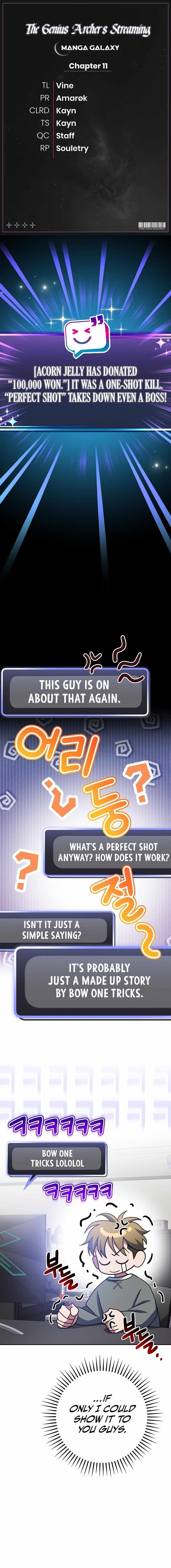 Genius Archer’s Streaming Chapter 9 page 1