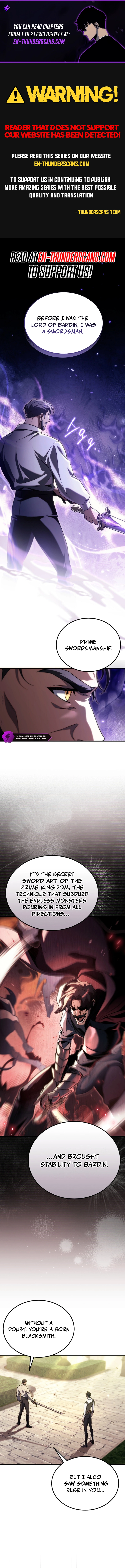 Genius Blacksmith’s Game Chapter 7 page 1