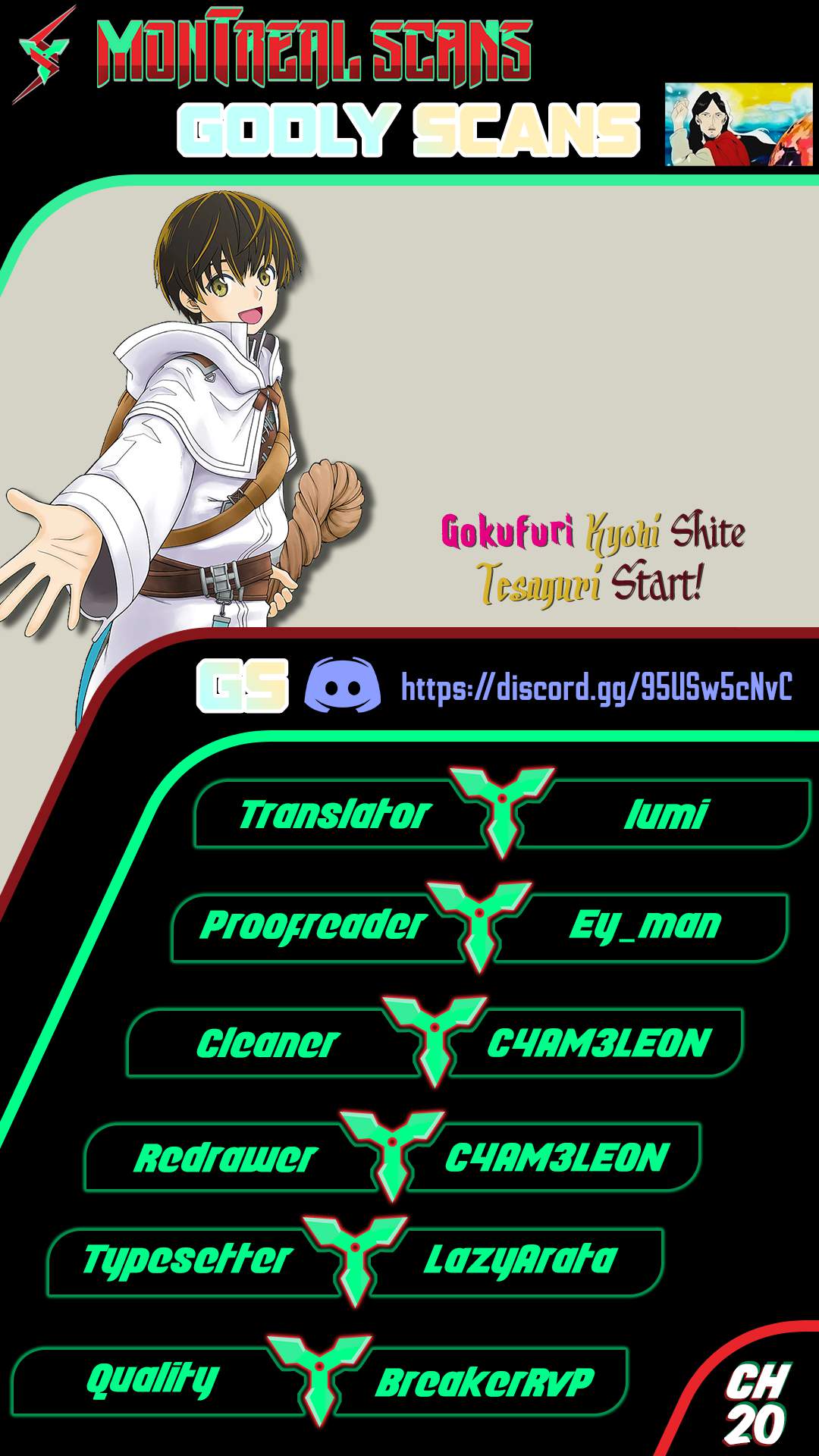 Gokufuri Kyohi Shite Tesaguri Start! Tokka Shinai Healer, Nakama to Wakarete Tabi ni Deru Chapter 20 page 1