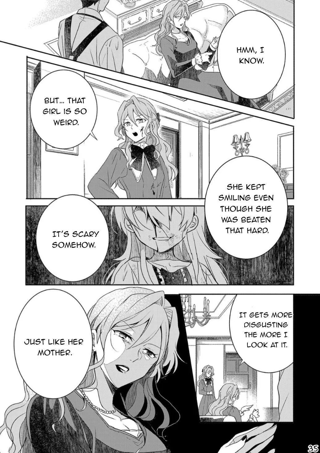 Gyakutaisarete Ita Shouka no Reijou wa Seijo no Chikara wo Te ni Ire, Mujikaku ni Youshanaku Gyakushuu suru Chapter 1 page 36