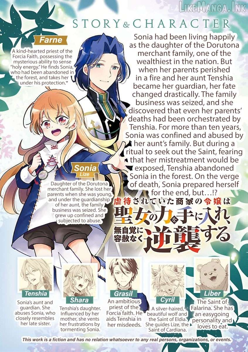 Gyakutaisarete Ita Shouka no Reijou wa Seijo no Chikara wo Te ni Ire, Mujikaku ni Youshanaku Gyakushuu suru Chapter 20 page 3