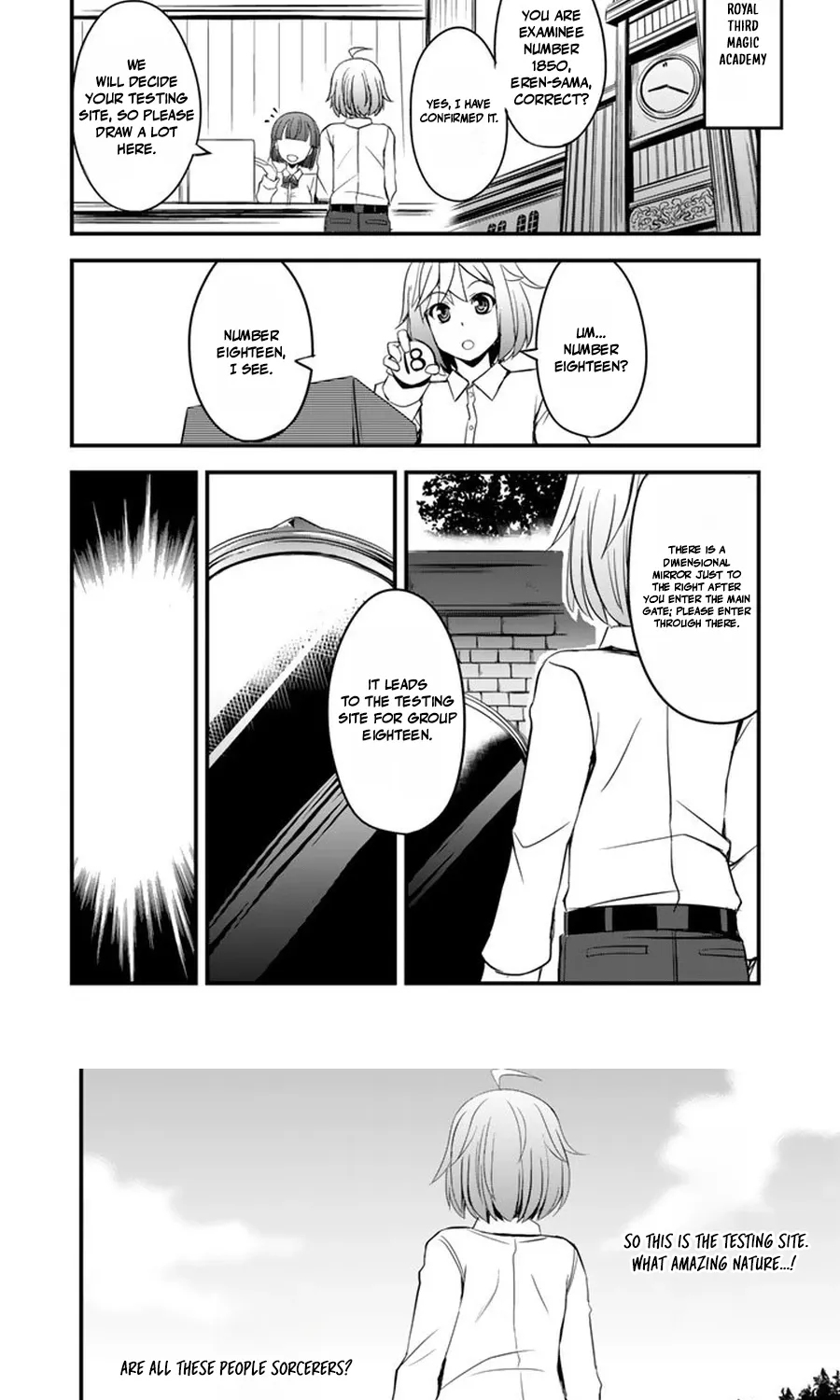 Hakkou Shounen no Shiawase na Majutsu Kakumei Chapter 3 page 3