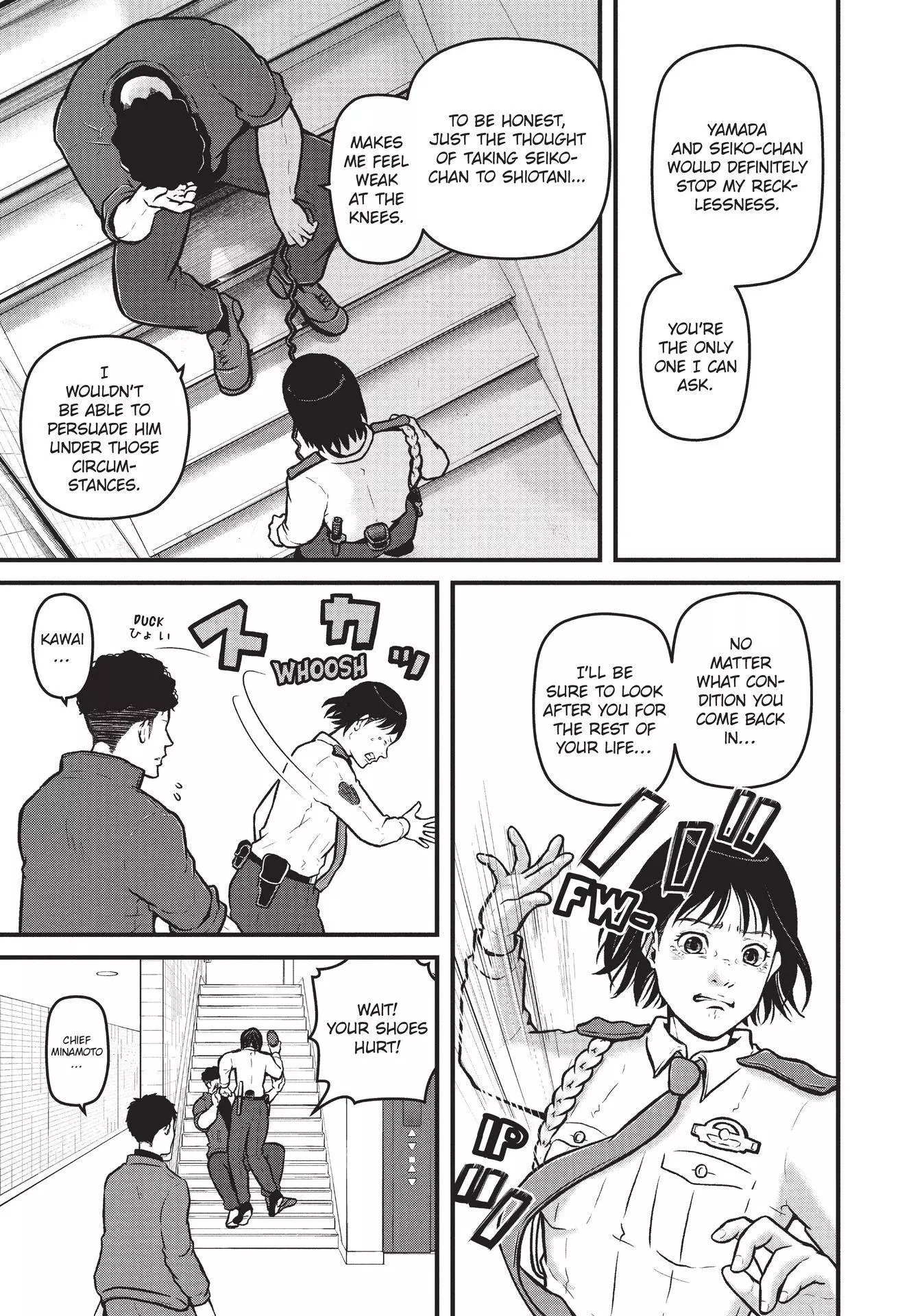 Hakozume: Koban Joshi no Gyakushuu Chapter 174 page 14