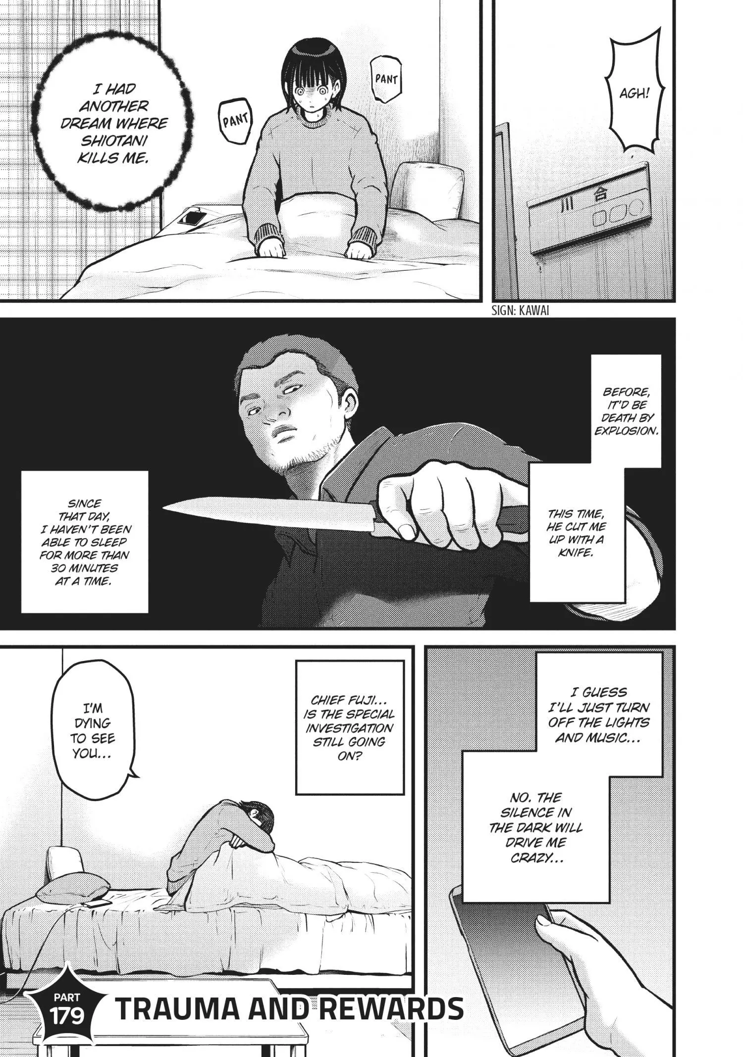 Hakozume: Koban Joshi no Gyakushuu Chapter 179 page 2