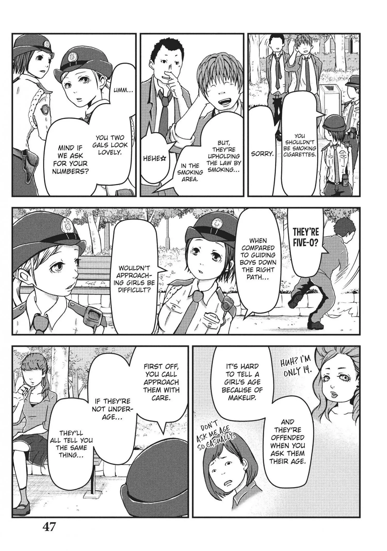 Hakozume: Koban Joshi no Gyakushuu Chapter 3 page 1