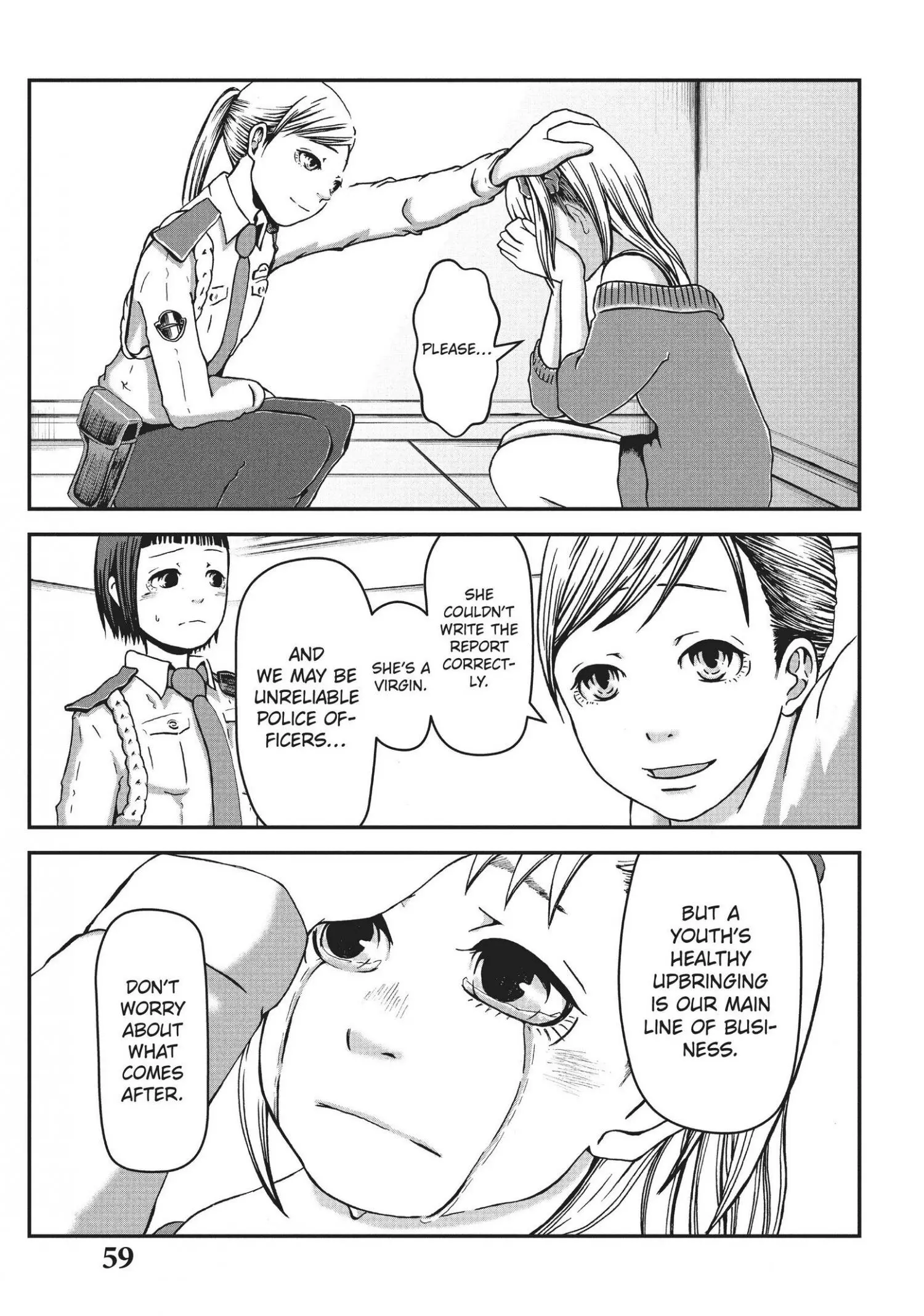 Hakozume: Koban Joshi no Gyakushuu Chapter 3 page 13