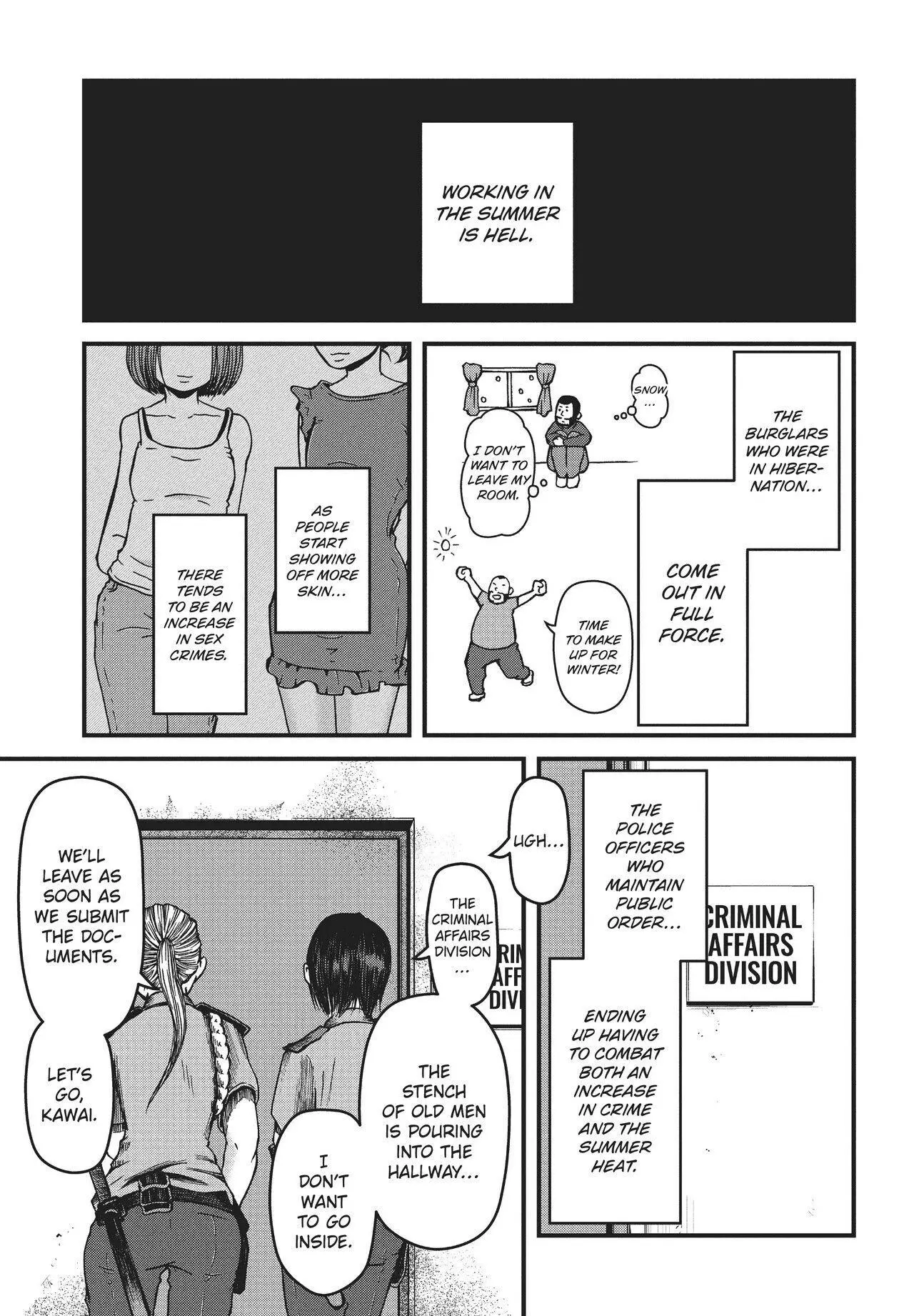 Hakozume: Koban Joshi no Gyakushuu Chapter 35 page 1