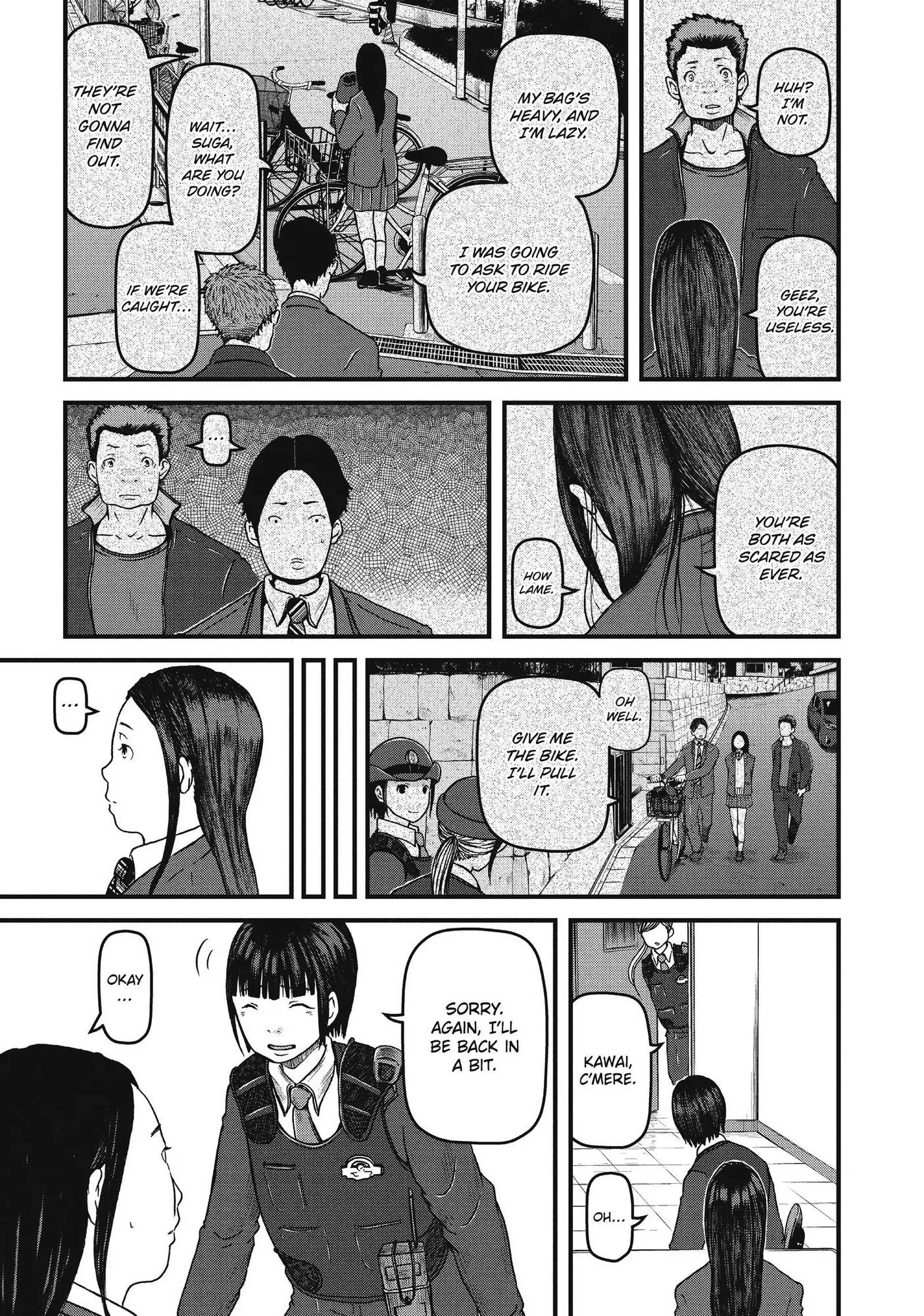 Hakozume: Koban Joshi no Gyakushuu Chapter 65 page 14