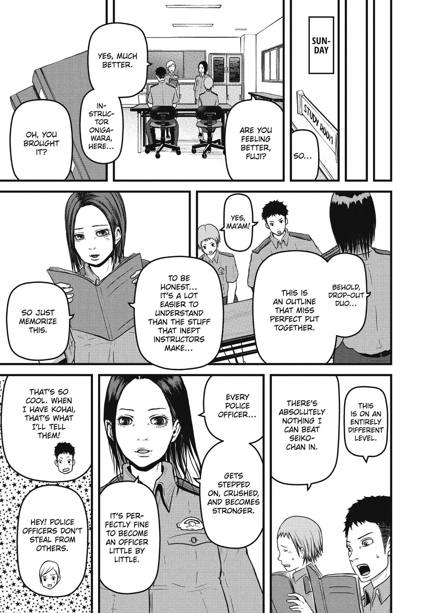 Hakozume: Koban Joshi no Gyakushuu Chapter 84.5 page 11