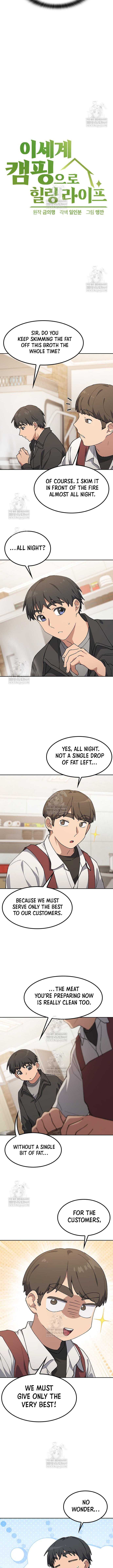 HEALING LIFE THROUGH CAMPING IN ANOTHER WORLD Chapter 93 page 2