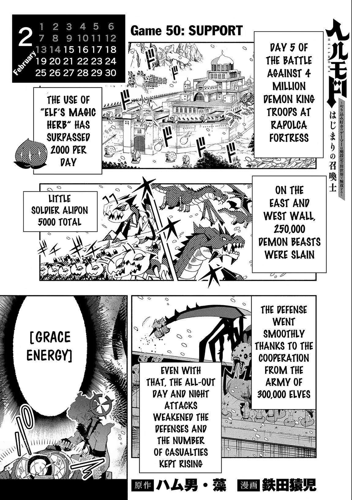 Hellmode ~Gamer Who Likes to Speedrun Becomes Peerless in a Parallel World with Obsolete Setting~ Chapter 50 page 2