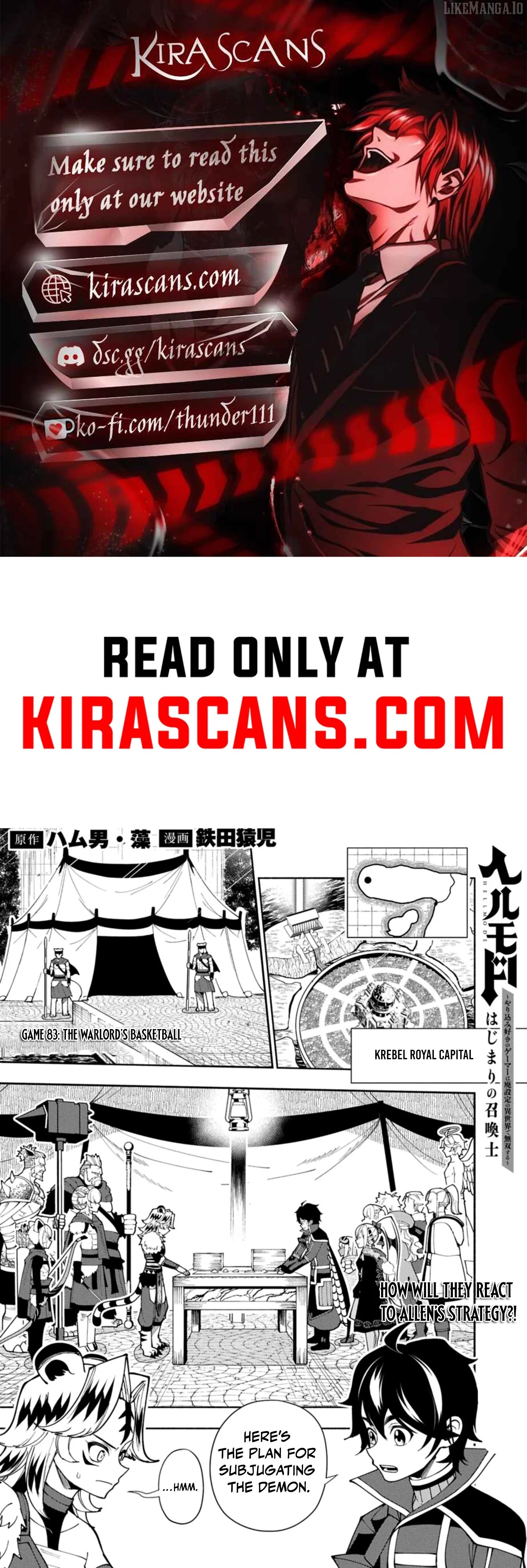Hellmode ~Gamer Who Likes to Speedrun Becomes Peerless in a Parallel World with Obsolete Setting~ Chapter 83.1 page 1