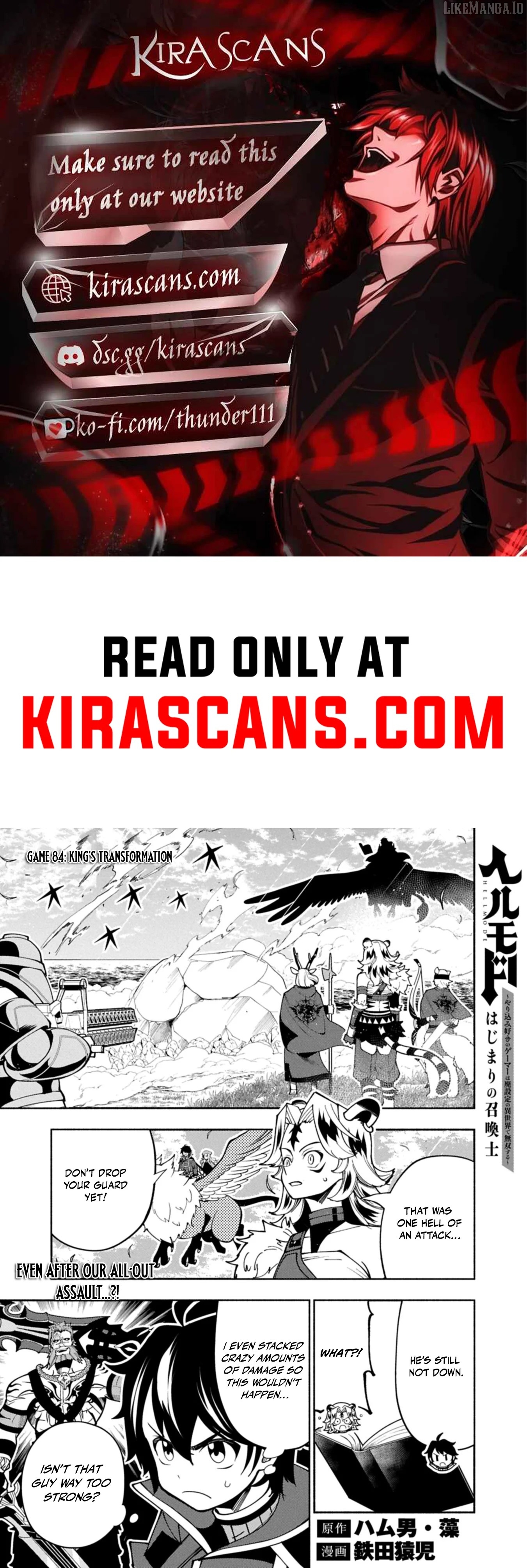 Hellmode ~Gamer Who Likes to Speedrun Becomes Peerless in a Parallel World with Obsolete Setting~ Chapter 84.1 page 1