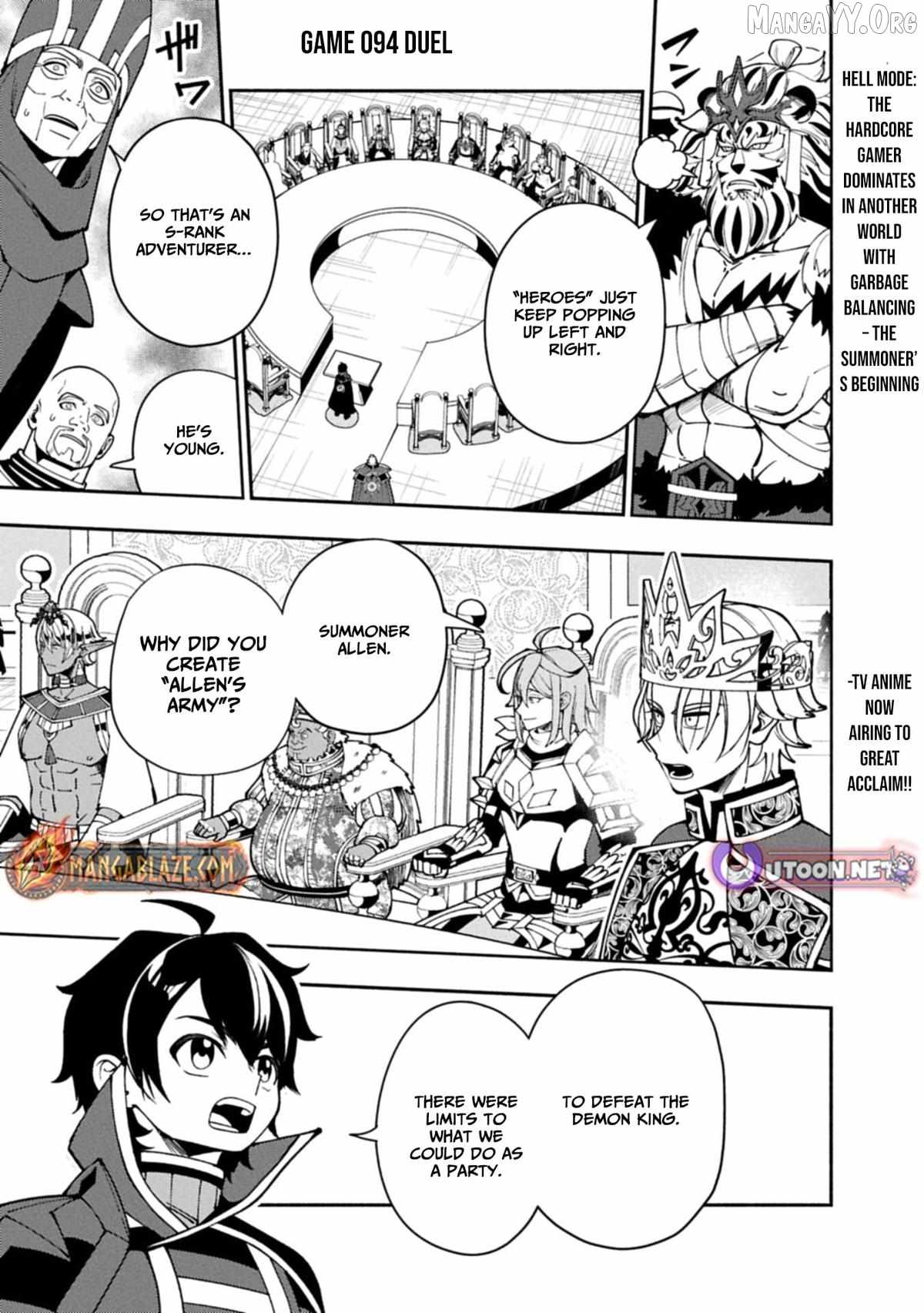 Hellmode ~Gamer Who Likes to Speedrun Becomes Peerless in a Parallel World with Obsolete Setting~ Chapter 94.1 page 1