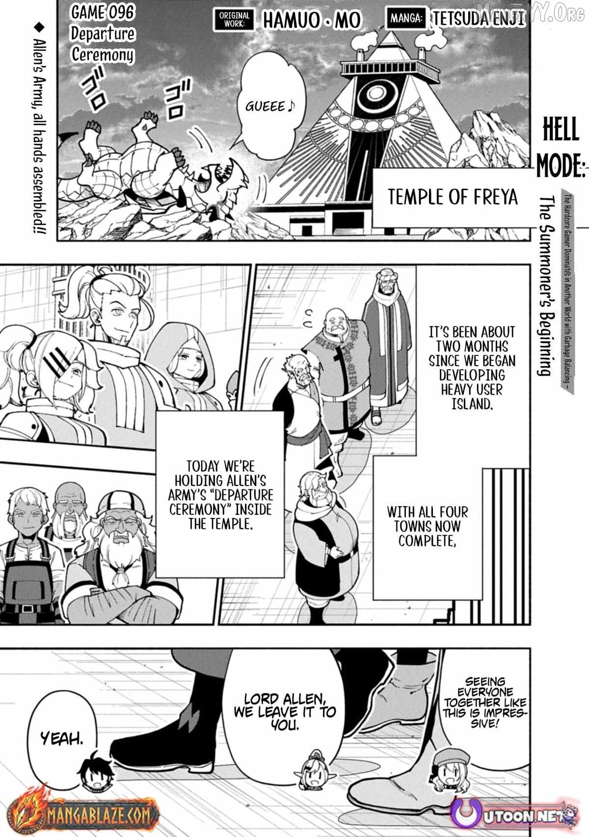 Hellmode ~Gamer Who Likes to Speedrun Becomes Peerless in a Parallel World with Obsolete Setting~ Chapter 96.1 page 1