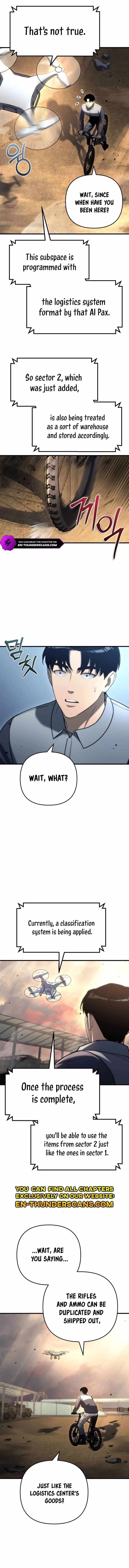 Hiding a Logistics Center in The Apocalypse Chapter 11 page 14