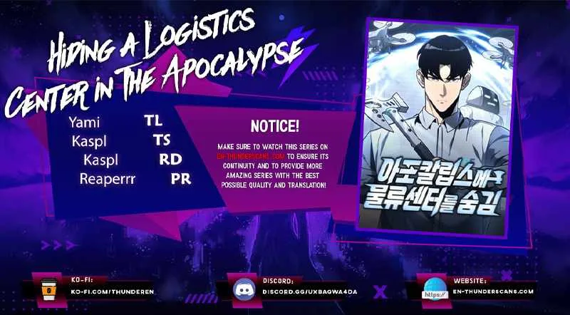 Hiding a Logistics Center in The Apocalypse Chapter 6 page 1