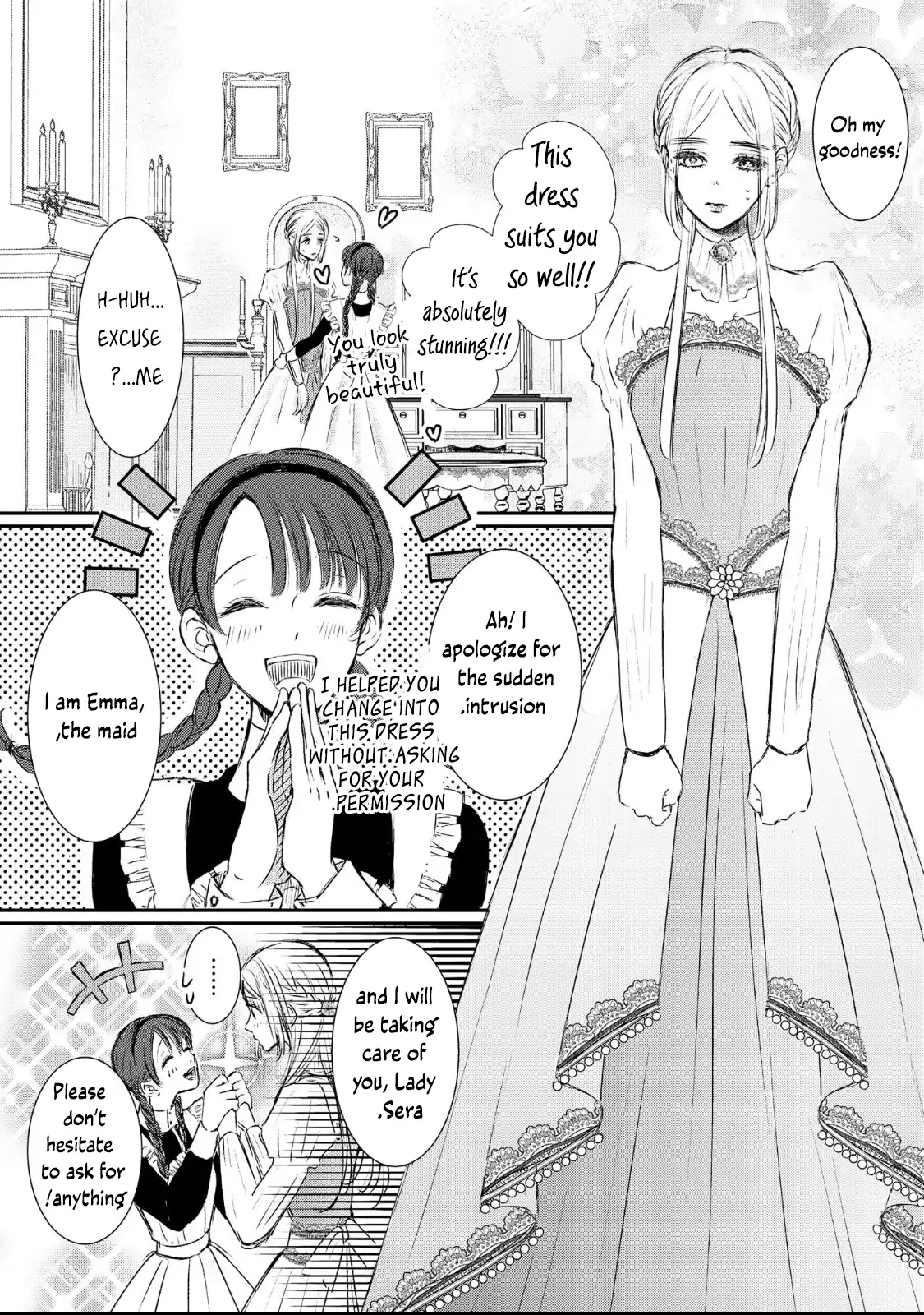 hiding your eyes is such a shame you are incredibly beautiful Chapter 1 page 8