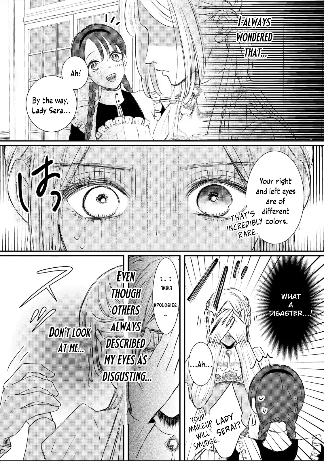 hiding your eyes is such a shame you are incredibly beautiful Chapter 1 page 18