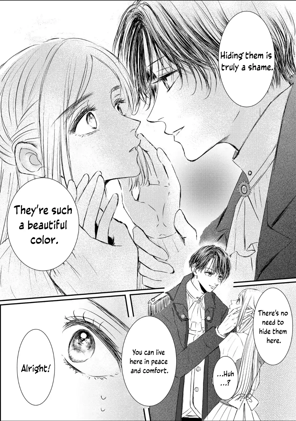hiding your eyes is such a shame you are incredibly beautiful Chapter 1 page 19