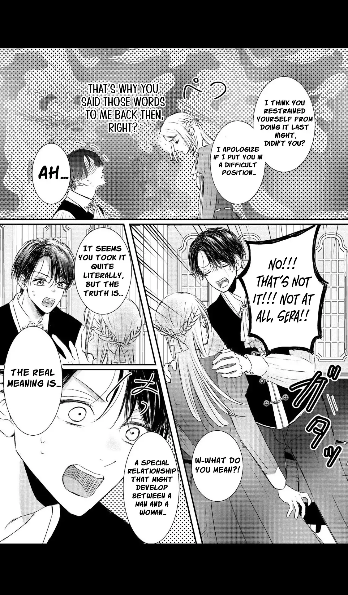 ‏hiding your eyes is such a shame you are incredibly beautiful Chapter 2 page 19