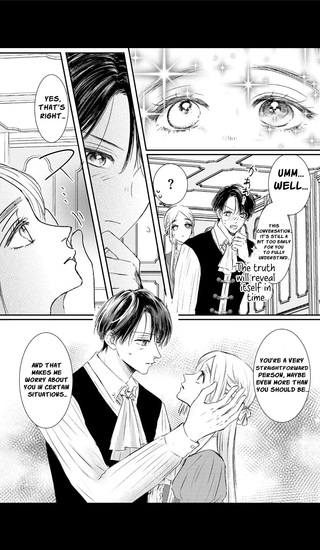 ‏hiding your eyes is such a shame you are incredibly beautiful Chapter 2 page 20