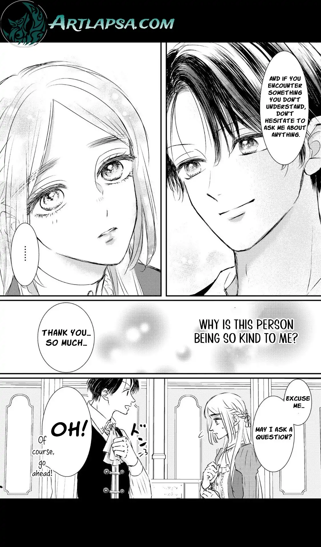 ‏hiding your eyes is such a shame you are incredibly beautiful Chapter 2 page 22
