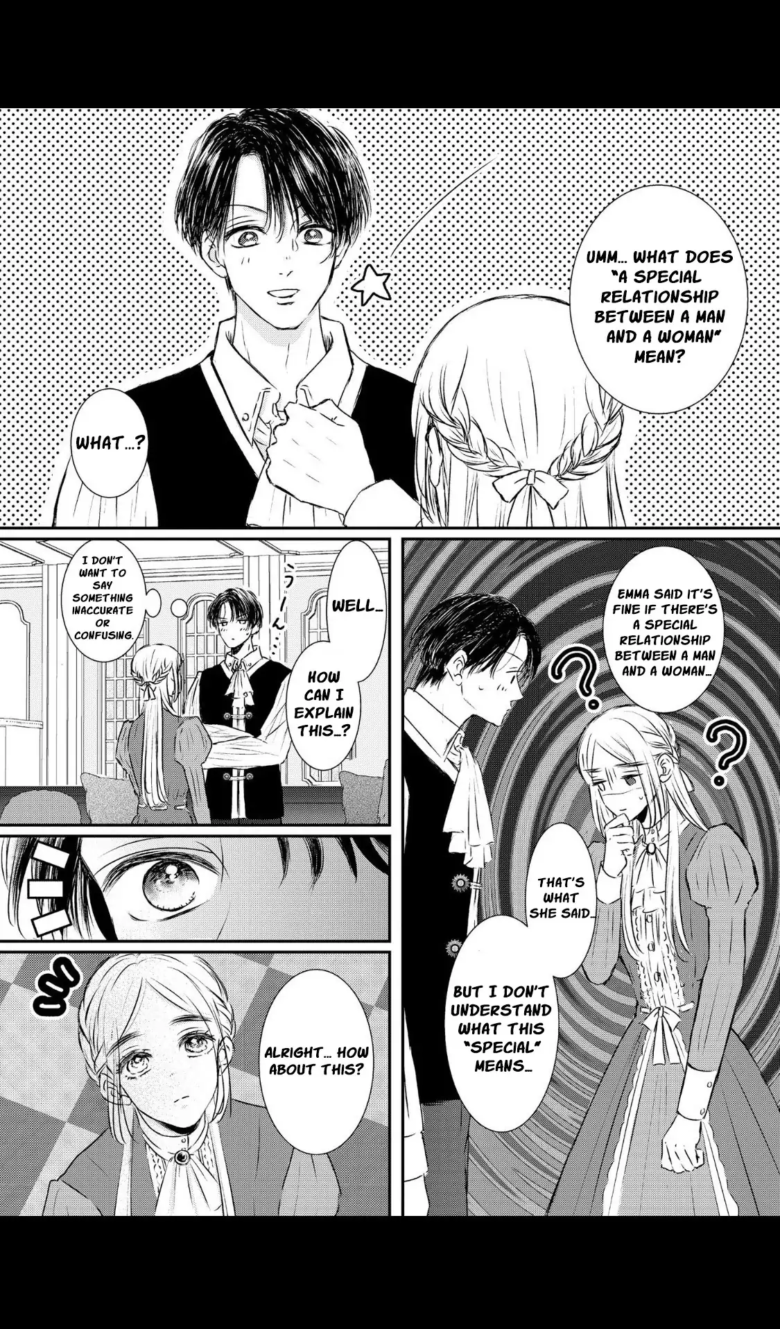 ‏hiding your eyes is such a shame you are incredibly beautiful Chapter 2 page 23