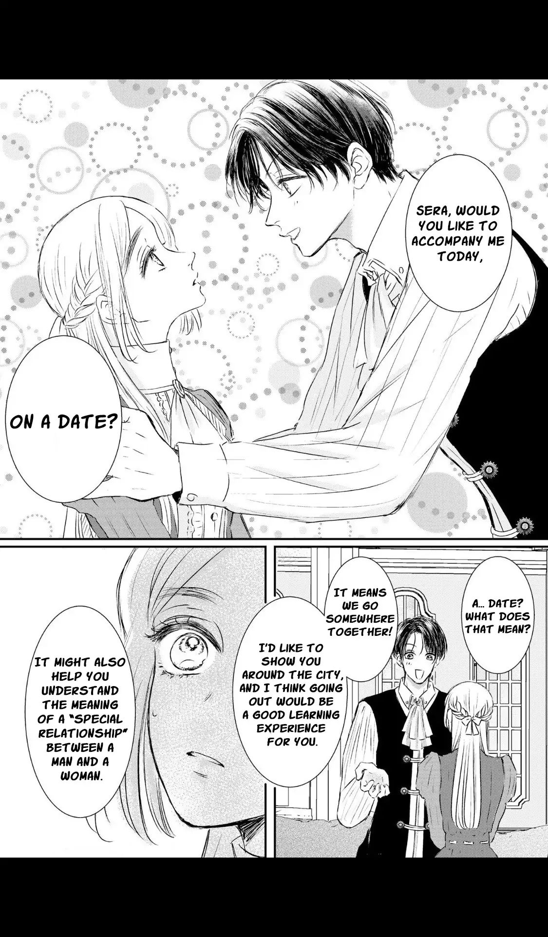 ‏hiding your eyes is such a shame you are incredibly beautiful Chapter 2 page 24