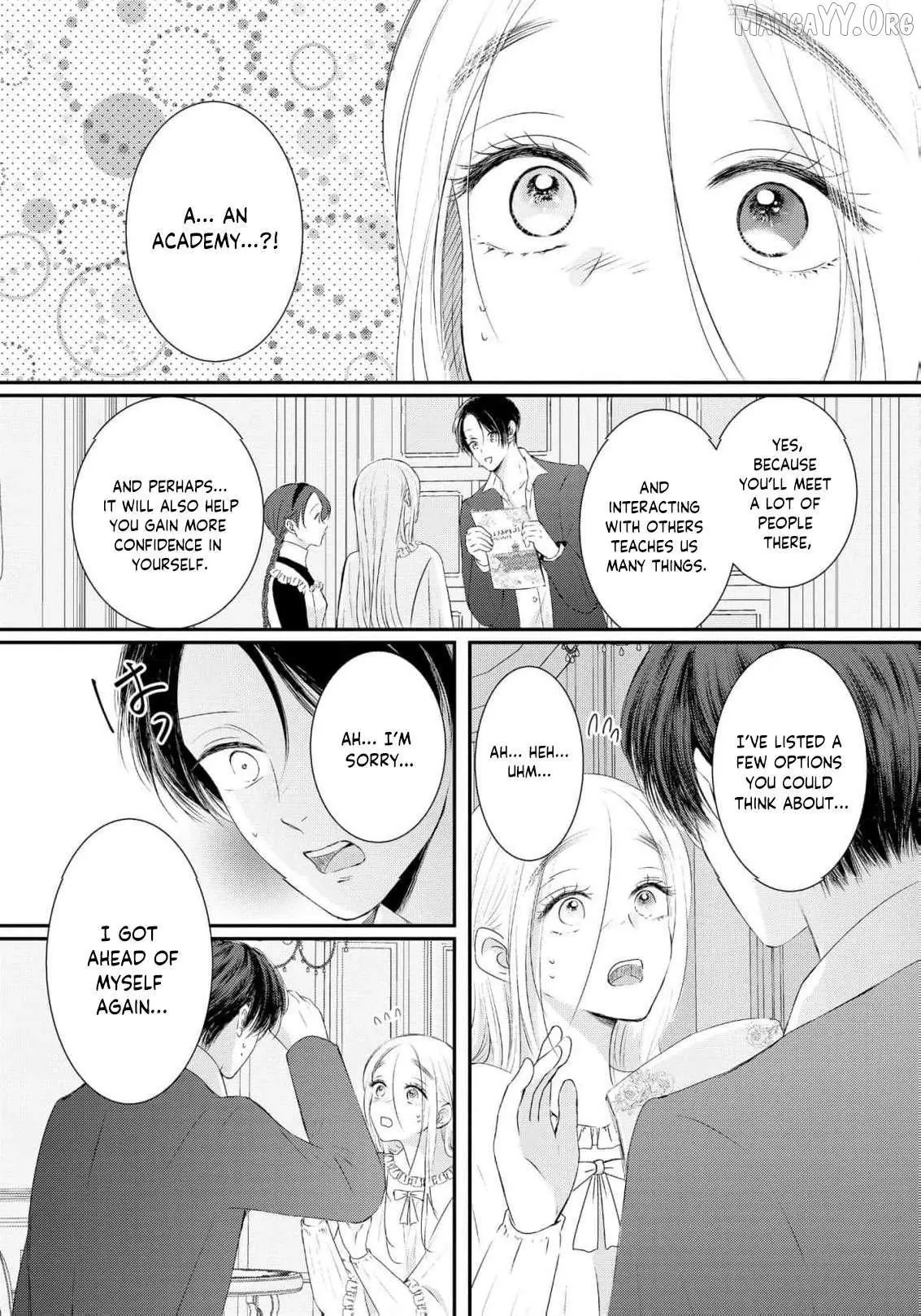 ‏hiding your eyes is such a shame you are incredibly beautiful Chapter 24 page 2