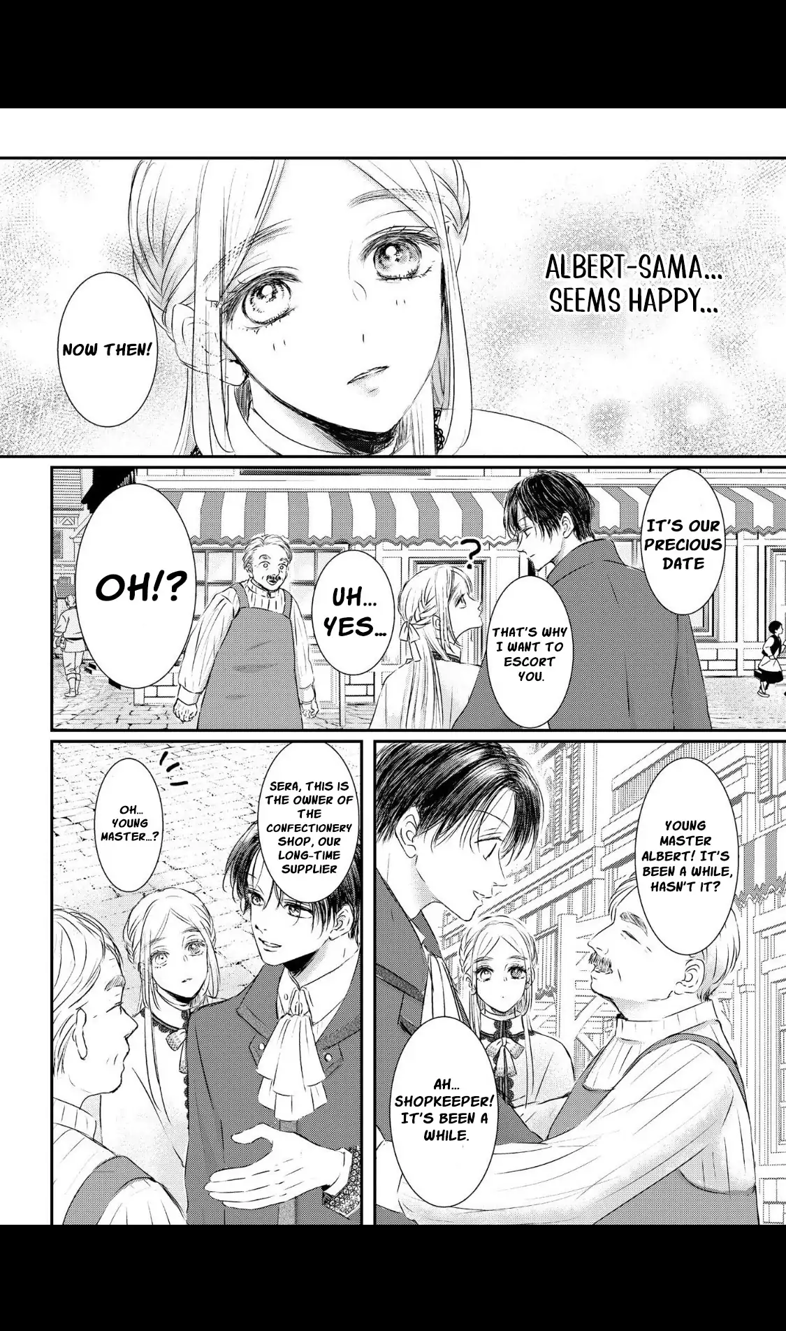 ‏hiding your eyes is such a shame you are incredibly beautiful Chapter 3 page 6