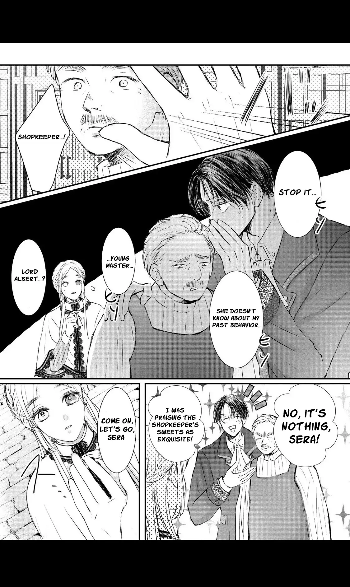 ‏hiding your eyes is such a shame you are incredibly beautiful Chapter 3 page 8