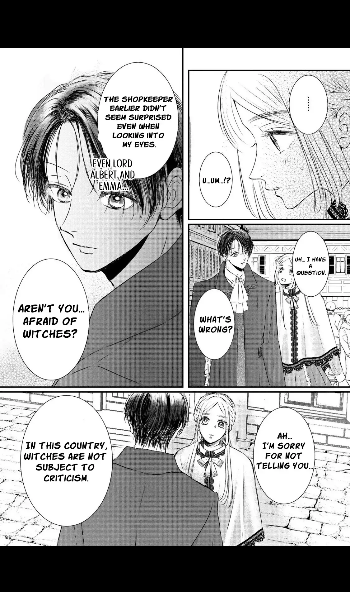 ‏hiding your eyes is such a shame you are incredibly beautiful Chapter 3 page 10