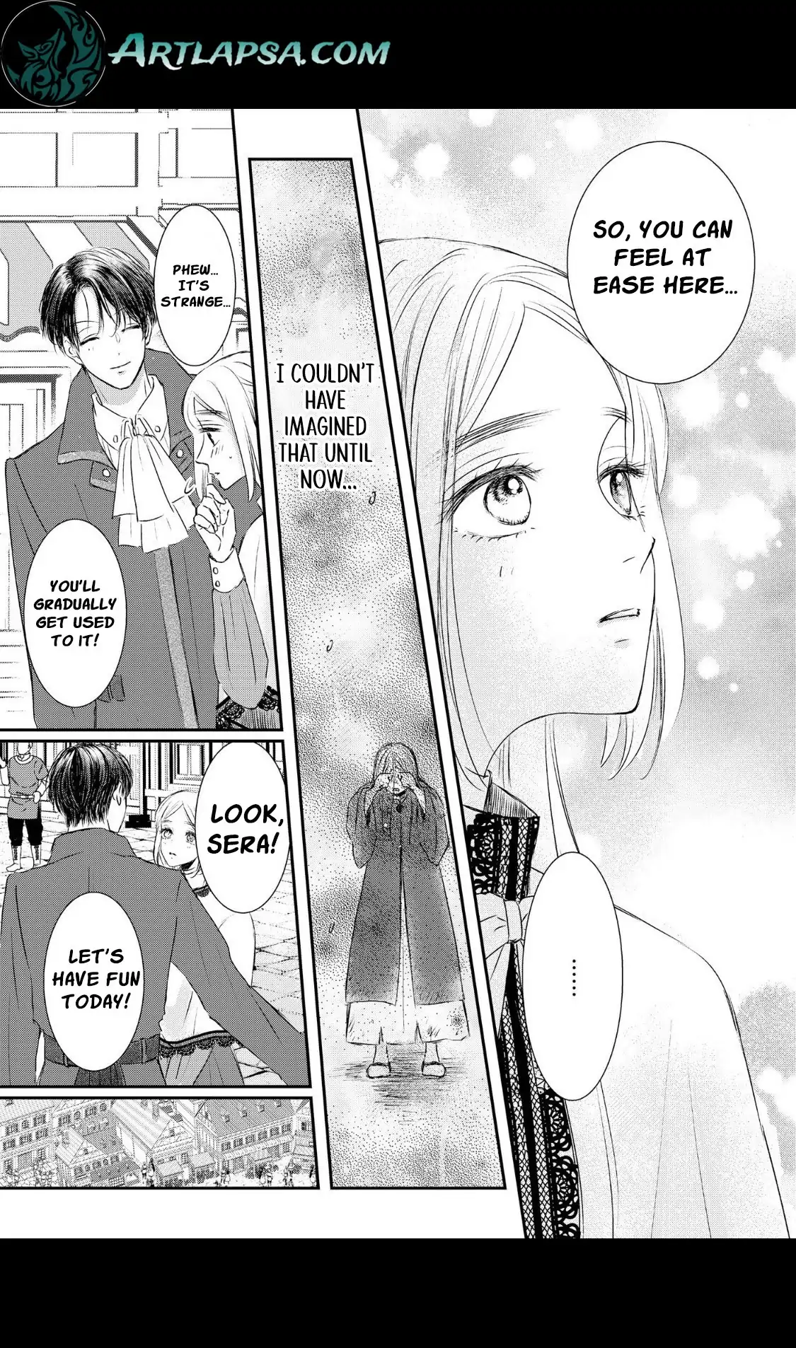 ‏hiding your eyes is such a shame you are incredibly beautiful Chapter 3 page 12