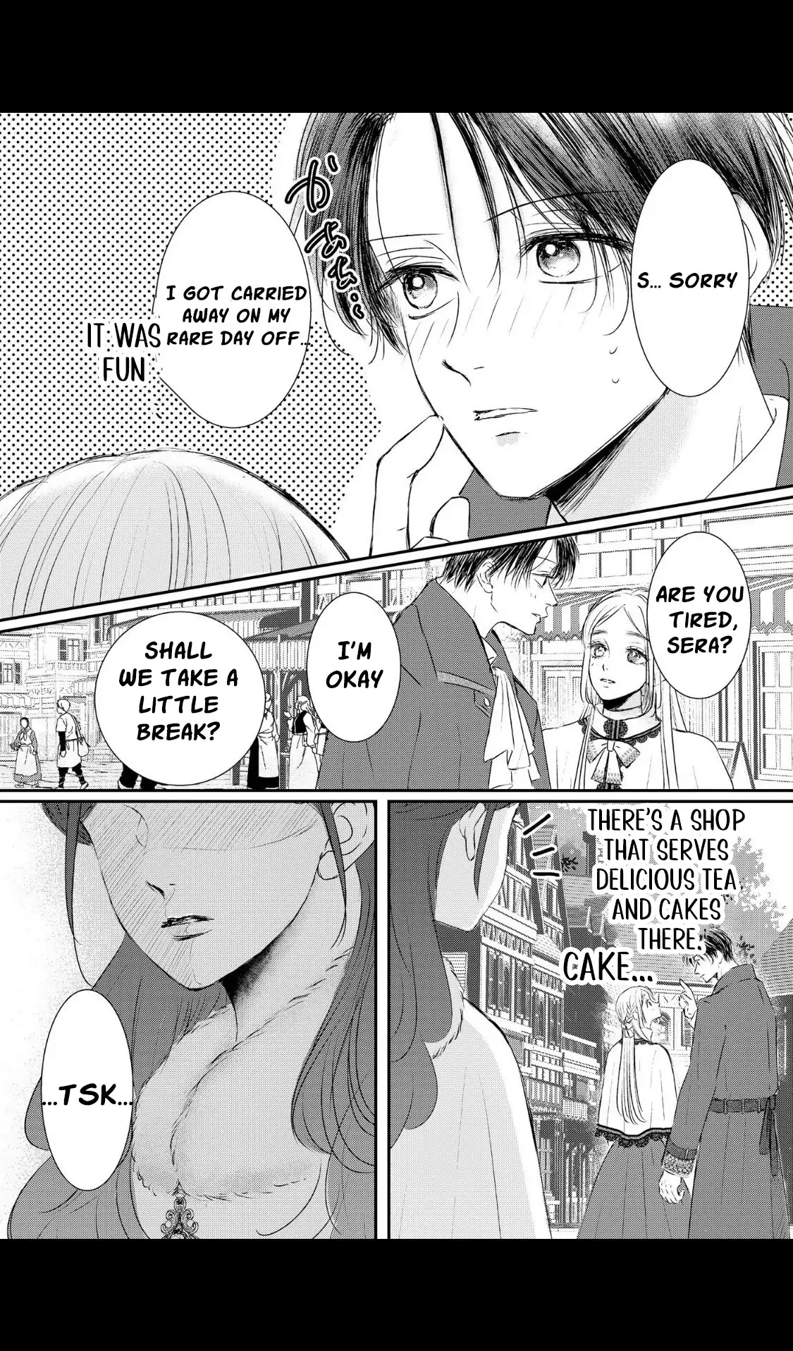 ‏hiding your eyes is such a shame you are incredibly beautiful Chapter 3 page 14