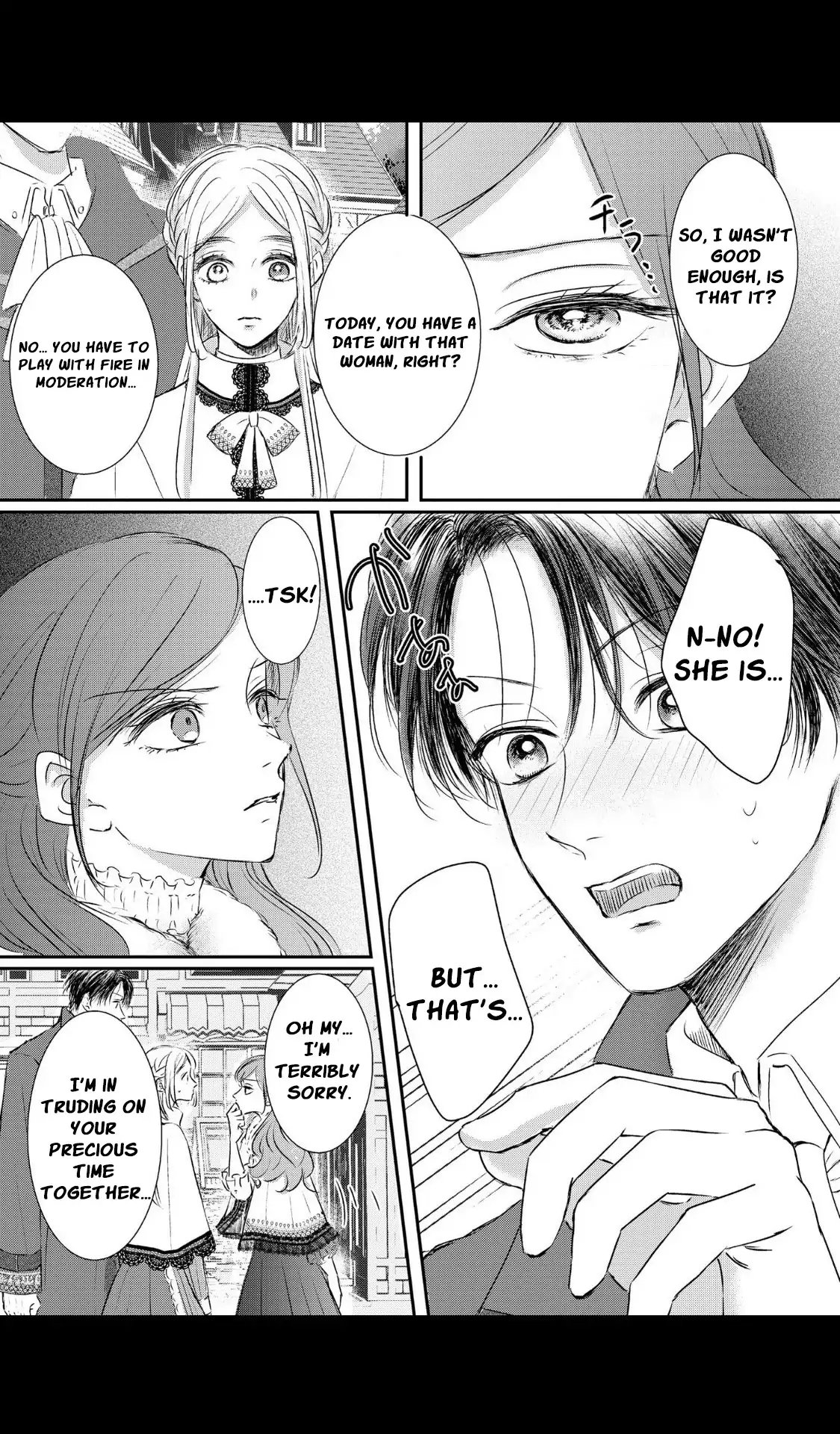 ‏hiding your eyes is such a shame you are incredibly beautiful Chapter 3 page 18