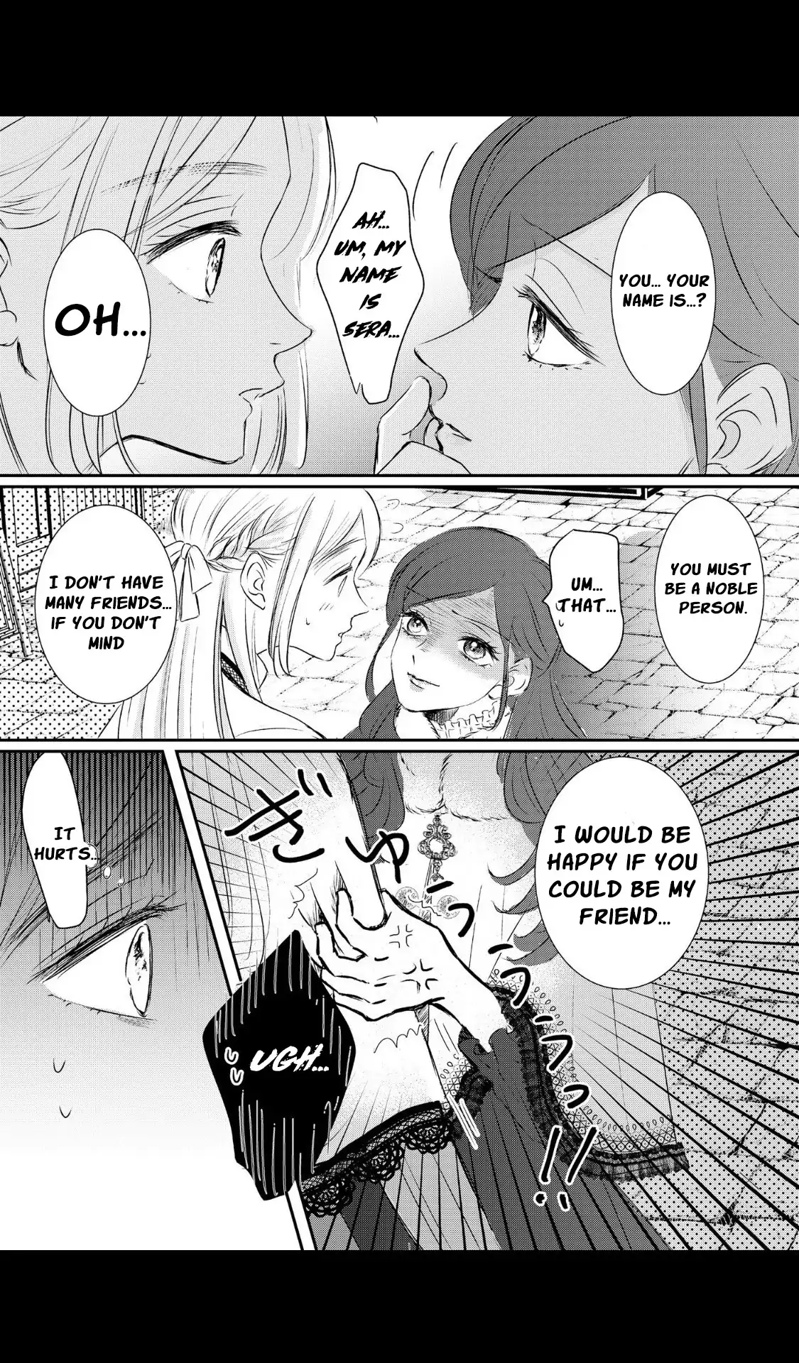 ‏hiding your eyes is such a shame you are incredibly beautiful Chapter 3 page 19