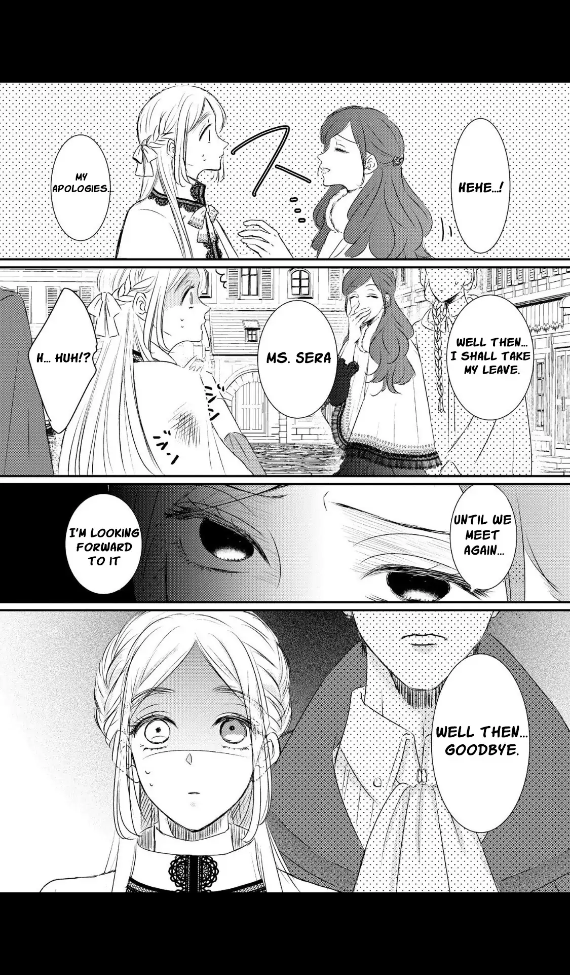 ‏hiding your eyes is such a shame you are incredibly beautiful Chapter 3 page 20