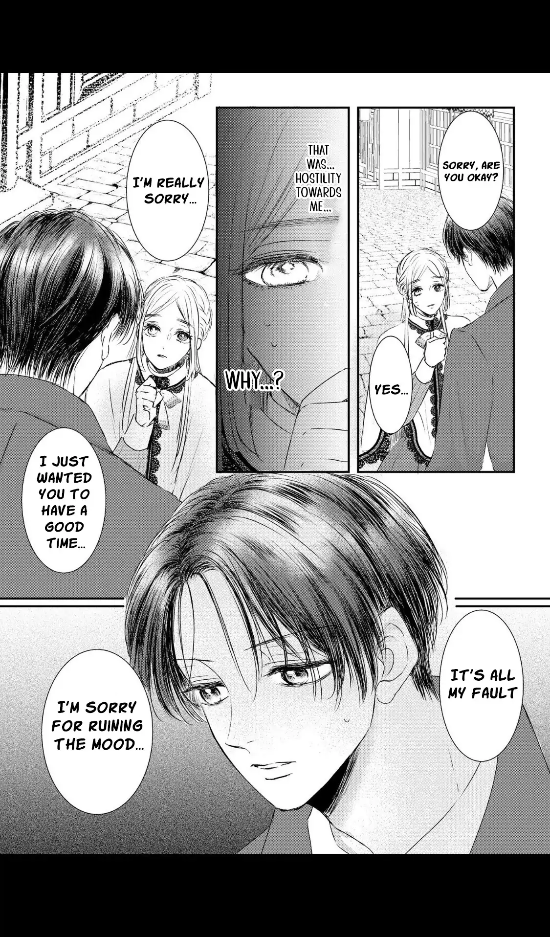 ‏hiding your eyes is such a shame you are incredibly beautiful Chapter 3 page 21