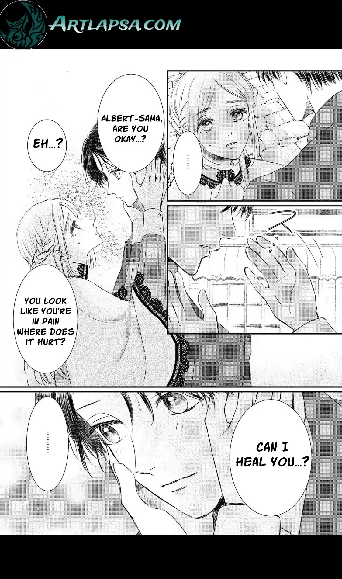 ‏hiding your eyes is such a shame you are incredibly beautiful Chapter 3 page 22