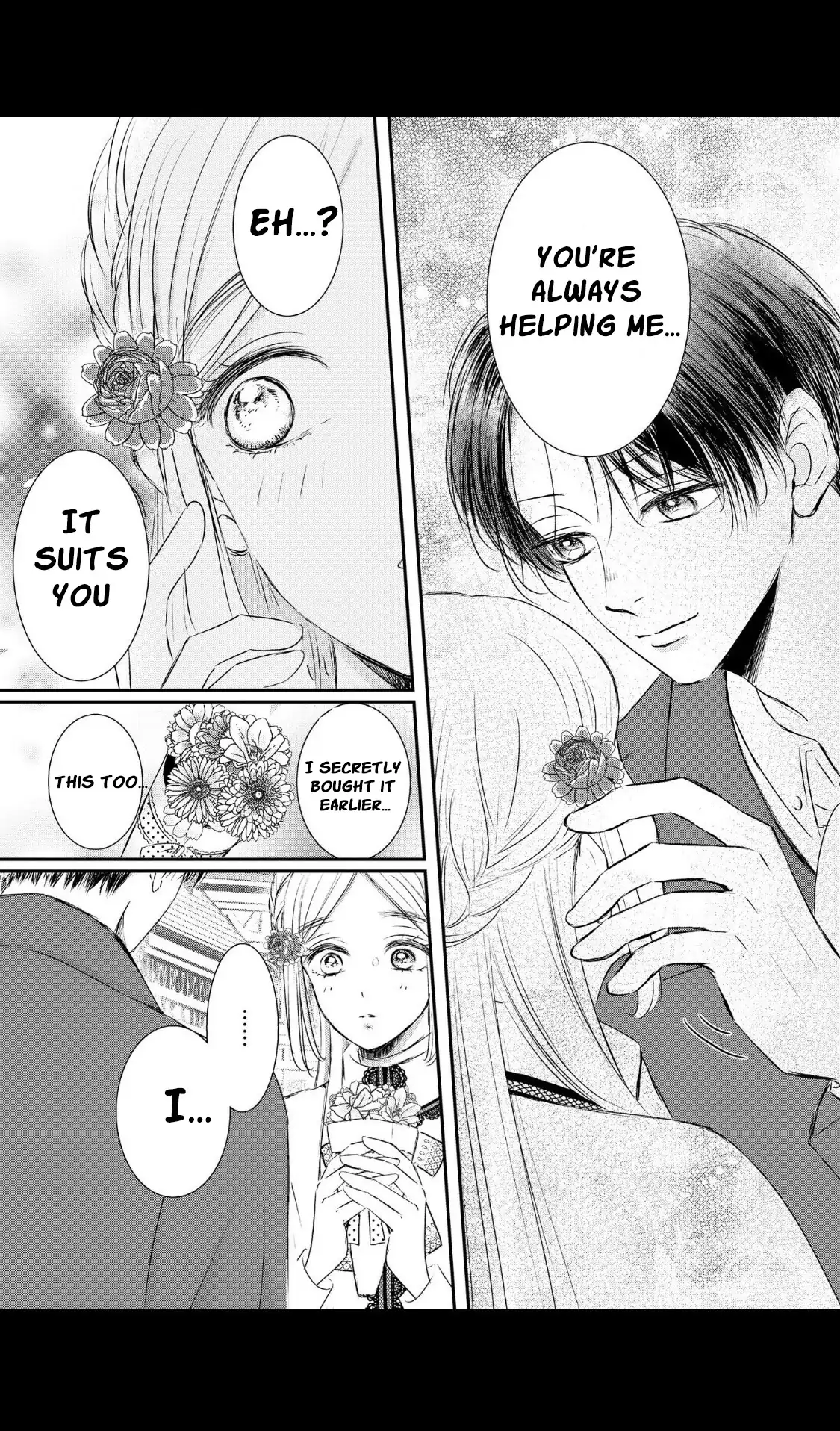 ‏hiding your eyes is such a shame you are incredibly beautiful Chapter 3 page 24