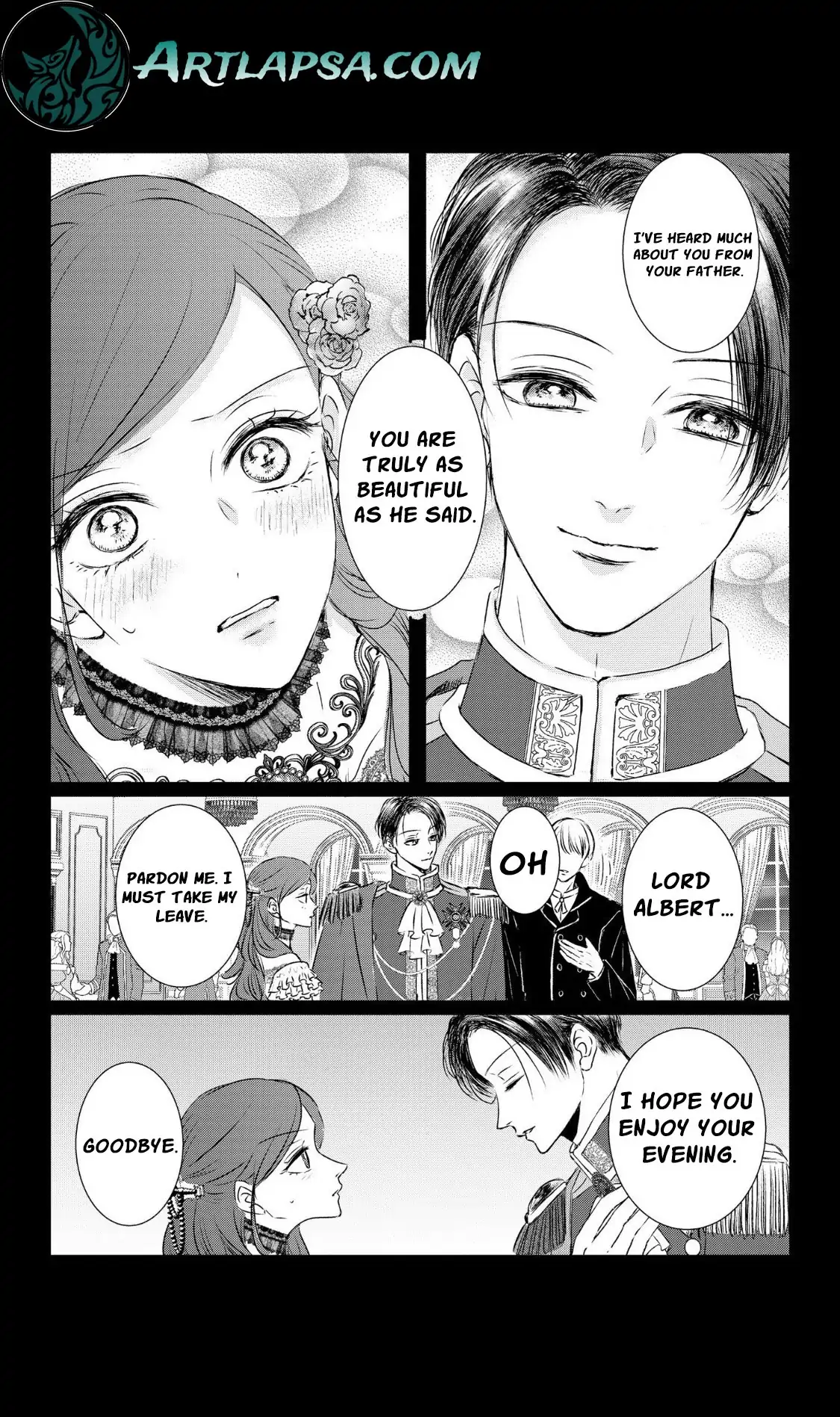 ‏hiding your eyes is such a shame you are incredibly beautiful Chapter 4 page 7