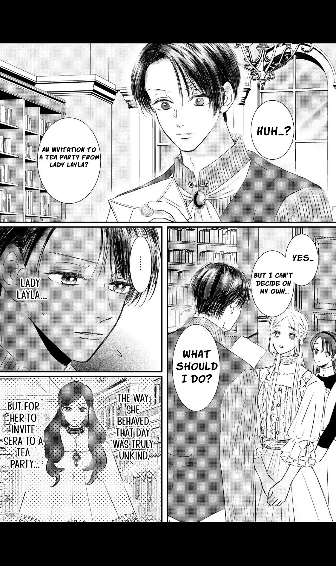 ‏hiding your eyes is such a shame you are incredibly beautiful Chapter 4 page 13