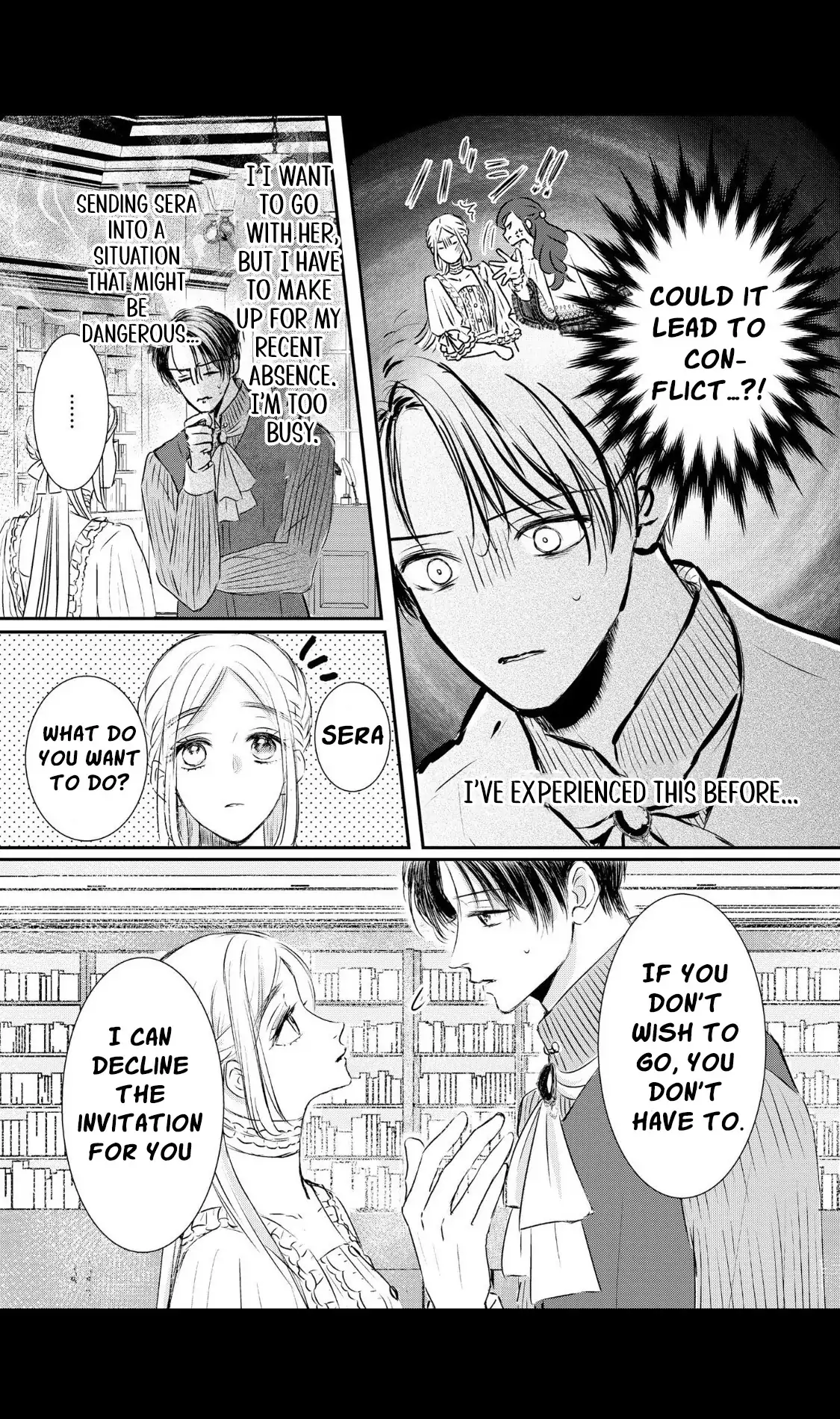 ‏hiding your eyes is such a shame you are incredibly beautiful Chapter 4 page 14