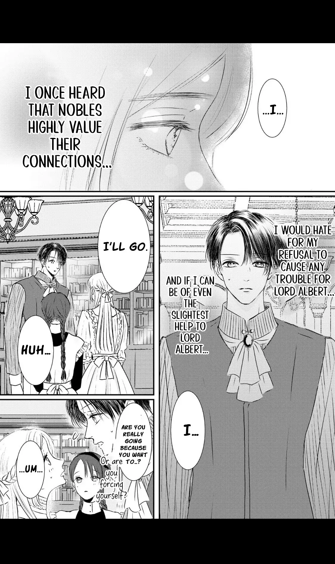 ‏hiding your eyes is such a shame you are incredibly beautiful Chapter 4 page 15