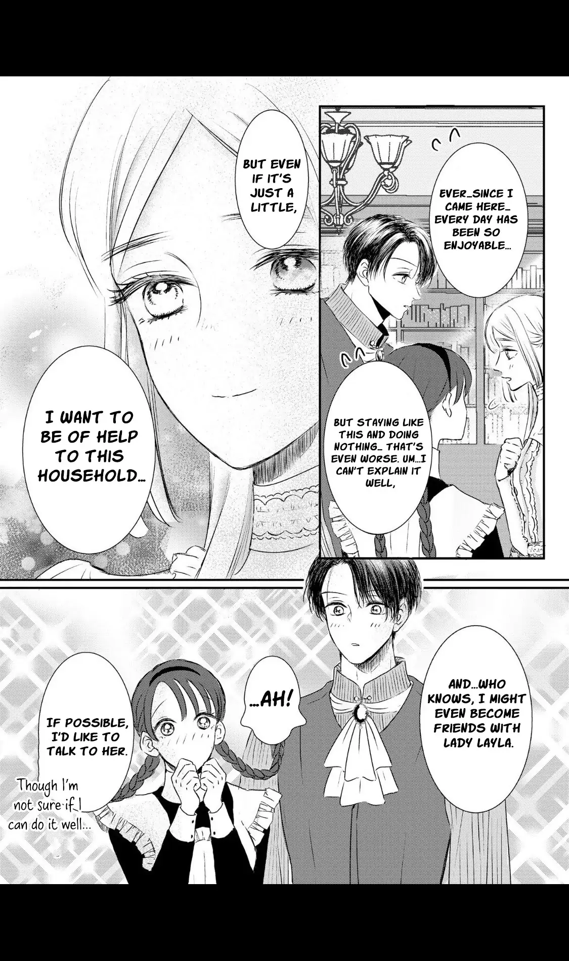 ‏hiding your eyes is such a shame you are incredibly beautiful Chapter 4 page 16